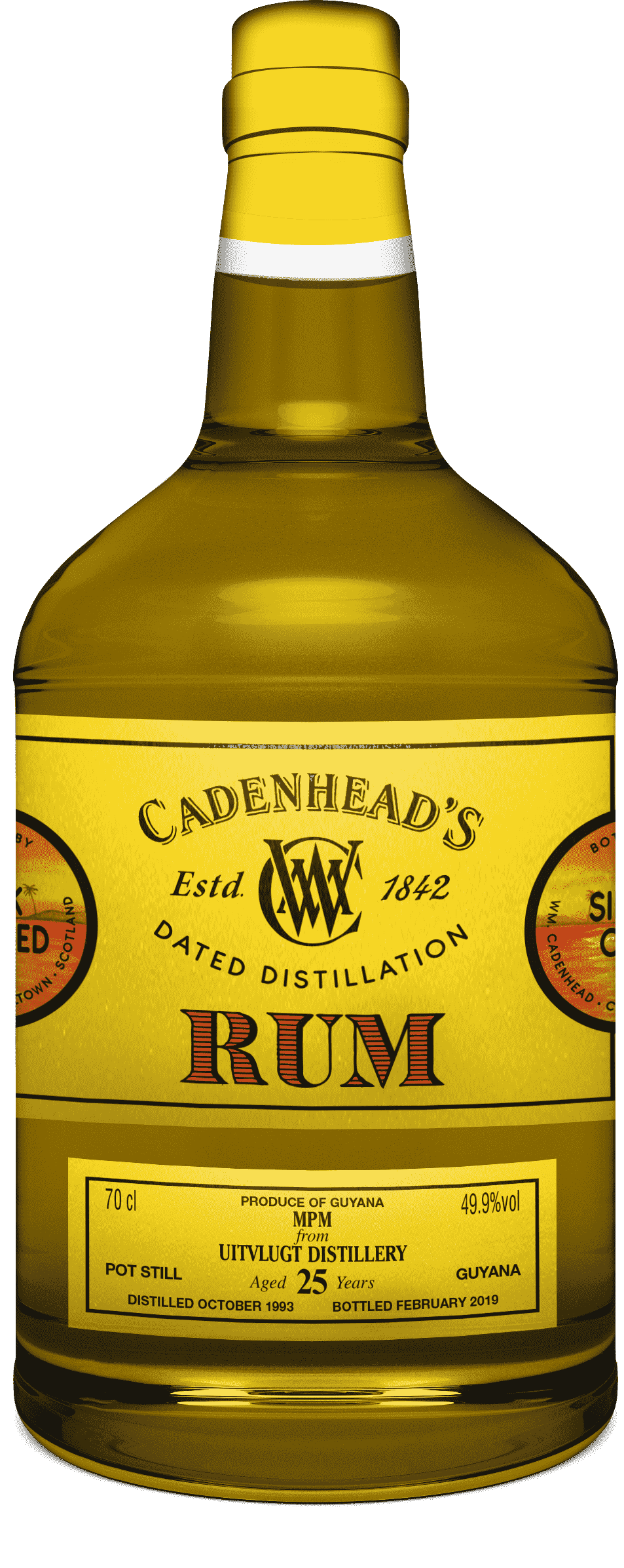 A Bottle of Dated-Distilled-Guyana-49.9