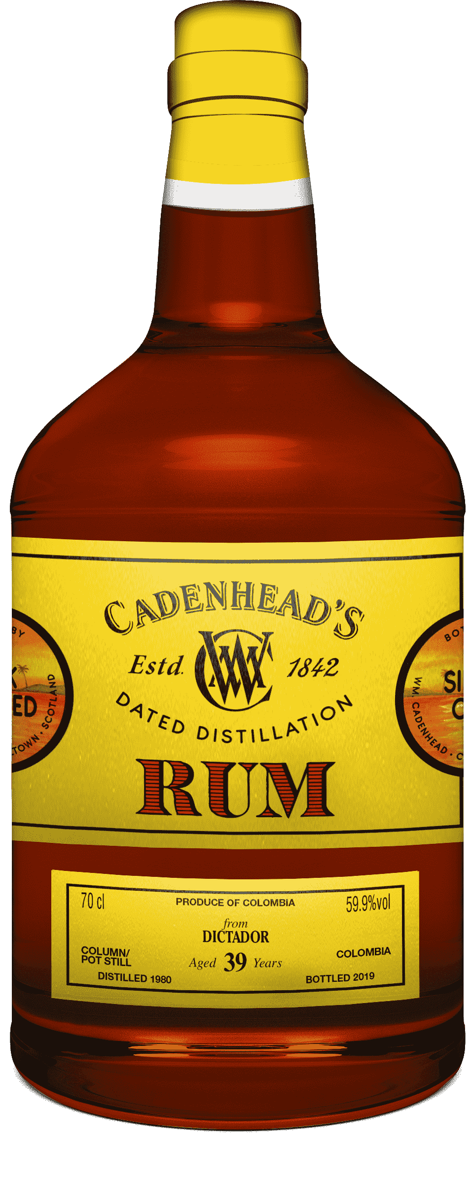 A Bottle of DD-Rum-Dictator-39-YO