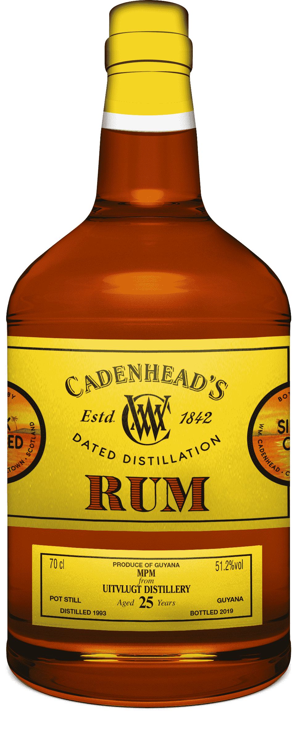 A Bottle of DD-Rum-Guyana