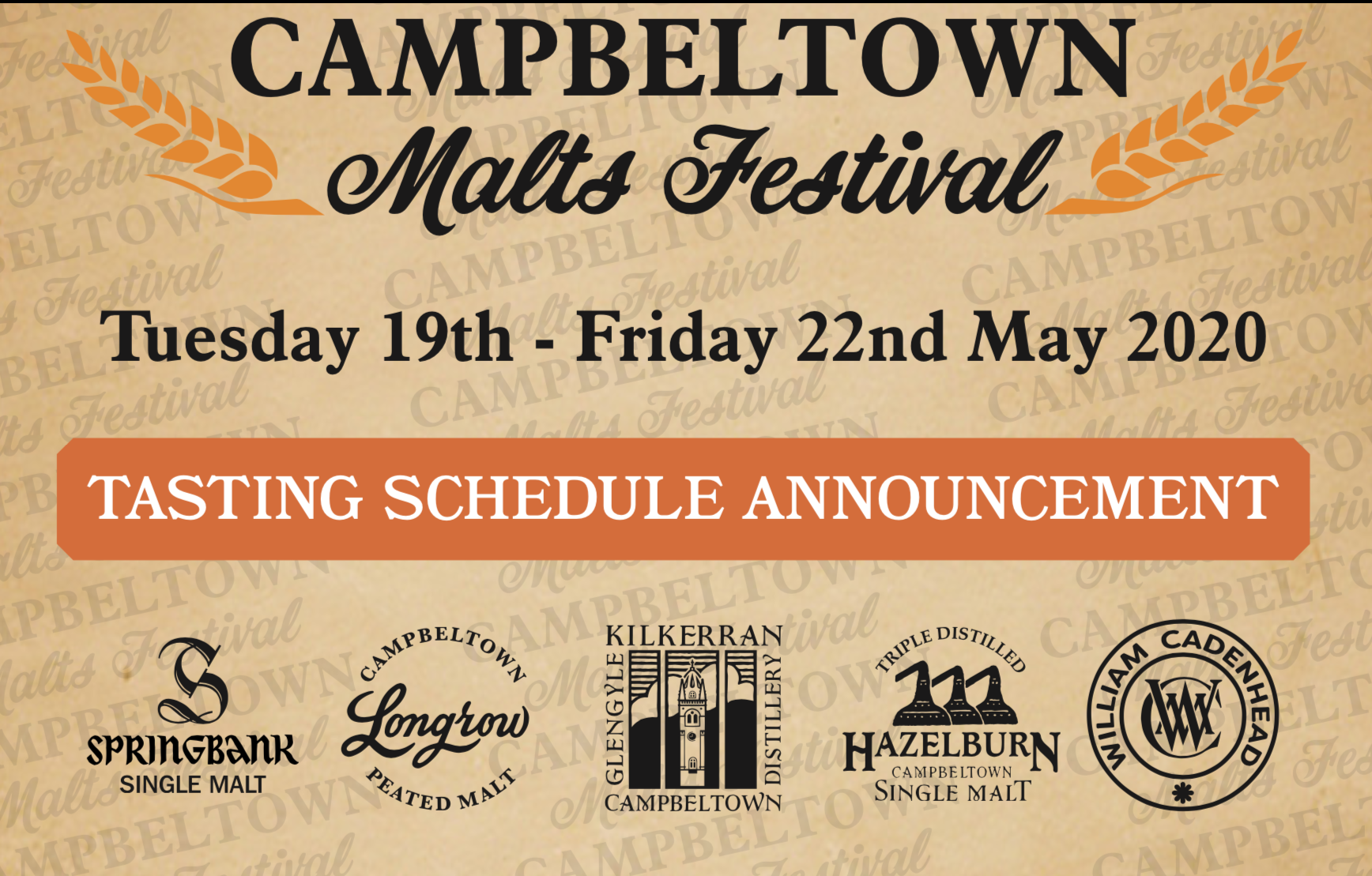 Malts Festival Schedule 2020 Wm Cadenhead s