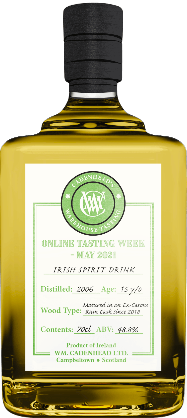 Irish Spirit Drink 15 Year Old - 48.8%