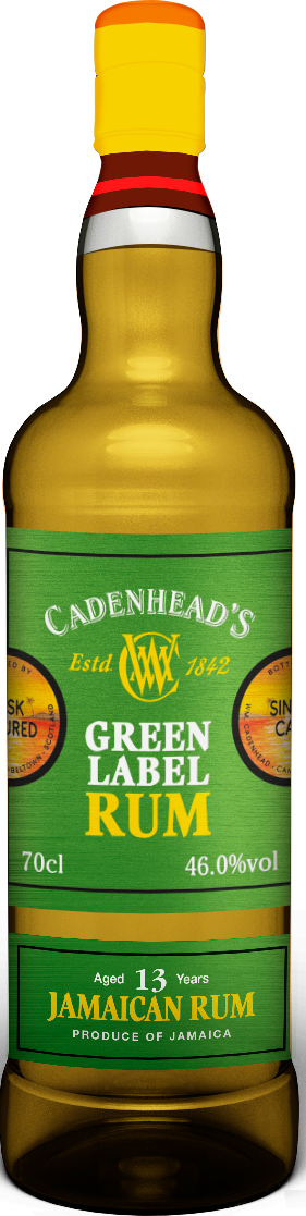 Jamaican 13yo 46.0% ABV Green Label Rum 70cl