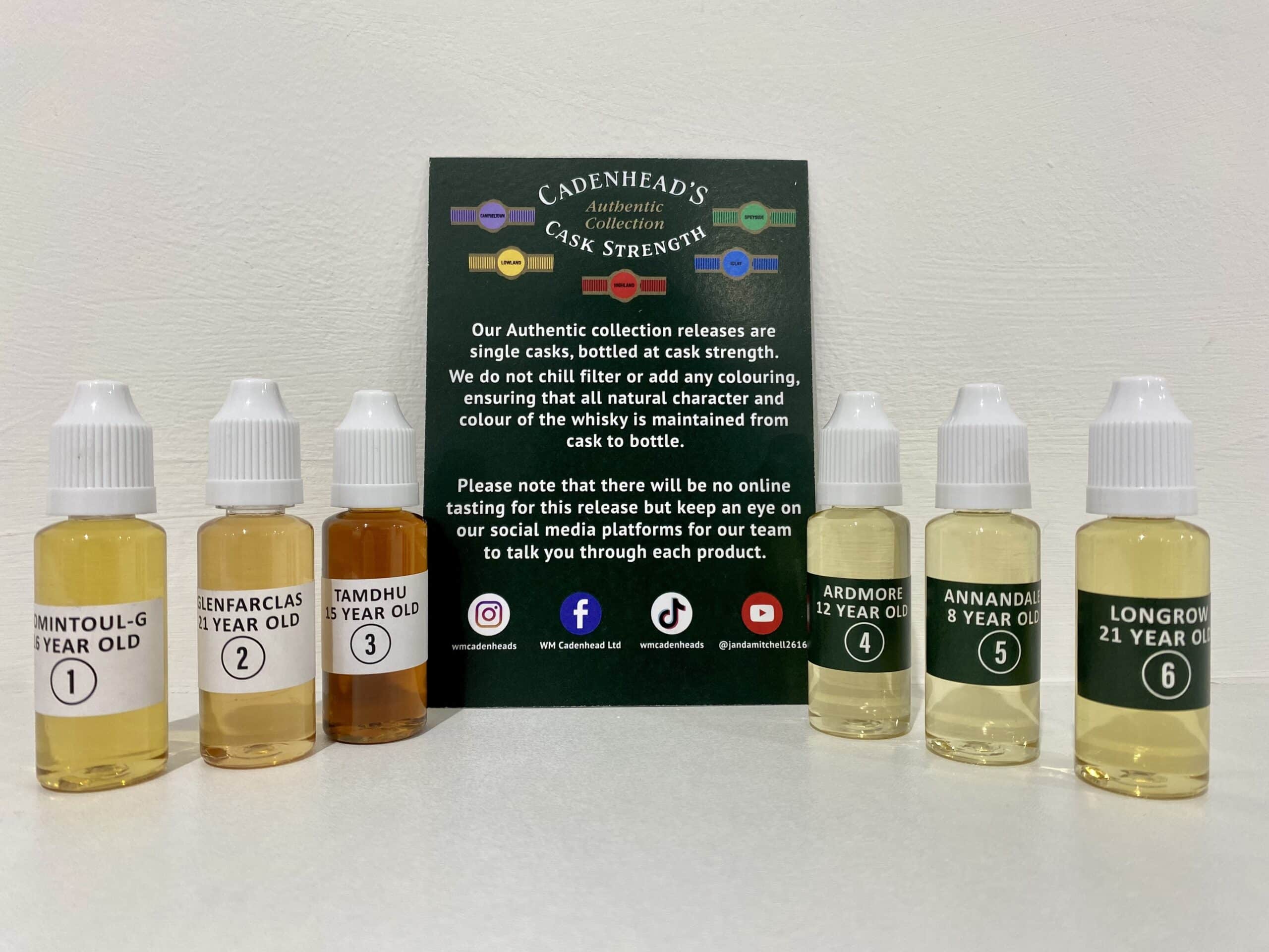 Cadenhead’s Authentic Collection Tasting Pack