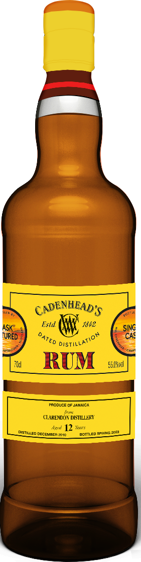 A Bottle of Dated-Distilled-Clarendon-12-YO