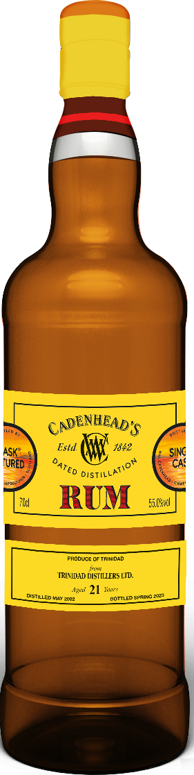 A Bottle of Dated-Distilled-Trinidad-TDL-21-YO