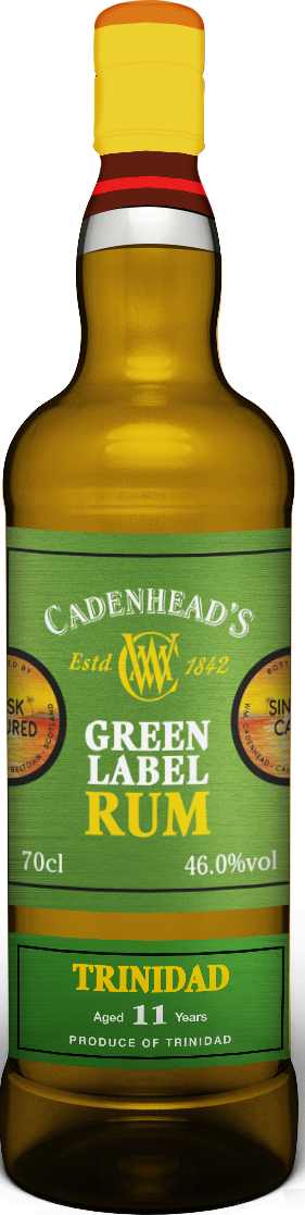 A Bottle of Green-Label-Trinidad-11YO