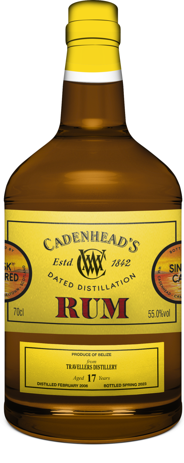 Travellers Distillery 17yo 55.0% ABV Dated Distillation Rum from Belize 70cl