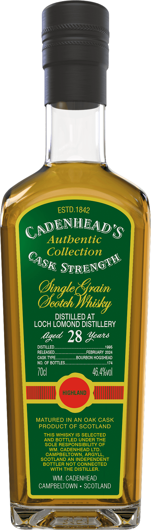Loch Lomond 28yo 46.4% ABV Single Grain Scotch Whisky 70cl