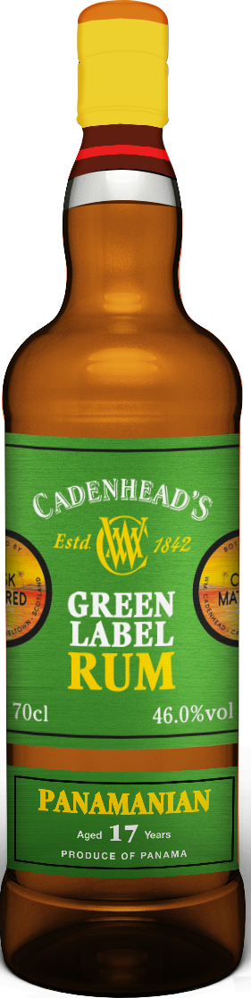 Panamanian 17yo 46.0% ABV Green Label Rum 70cl