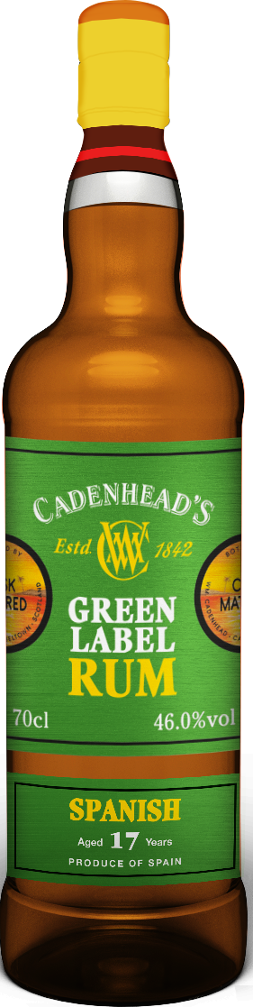 Spanish 17yo 46.0% ABV Green Label Rum 70cl