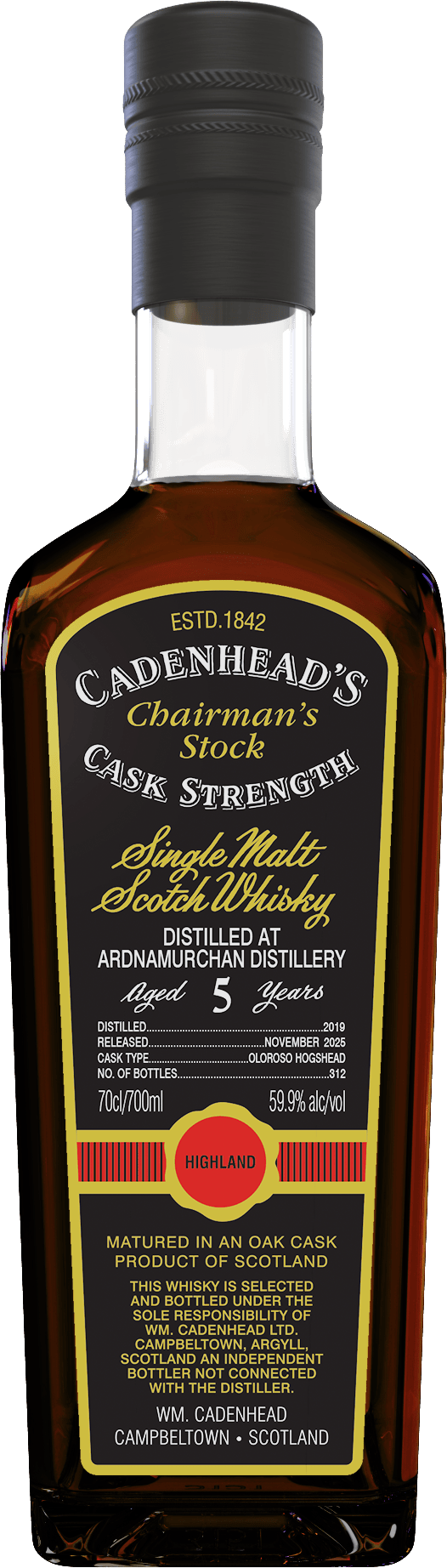 A Bottle of Ardnamurchan-5YO-59.9%