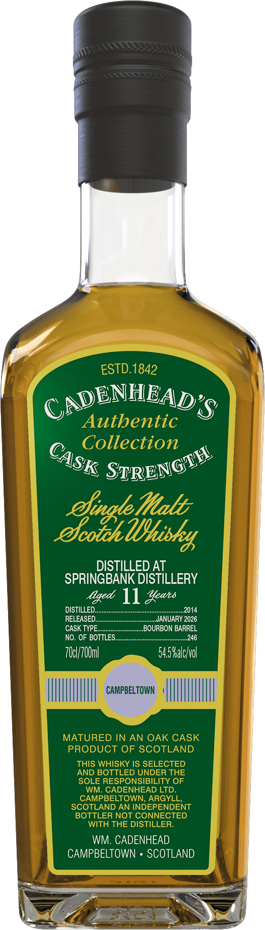 A Bottle of Springbank-11-YO