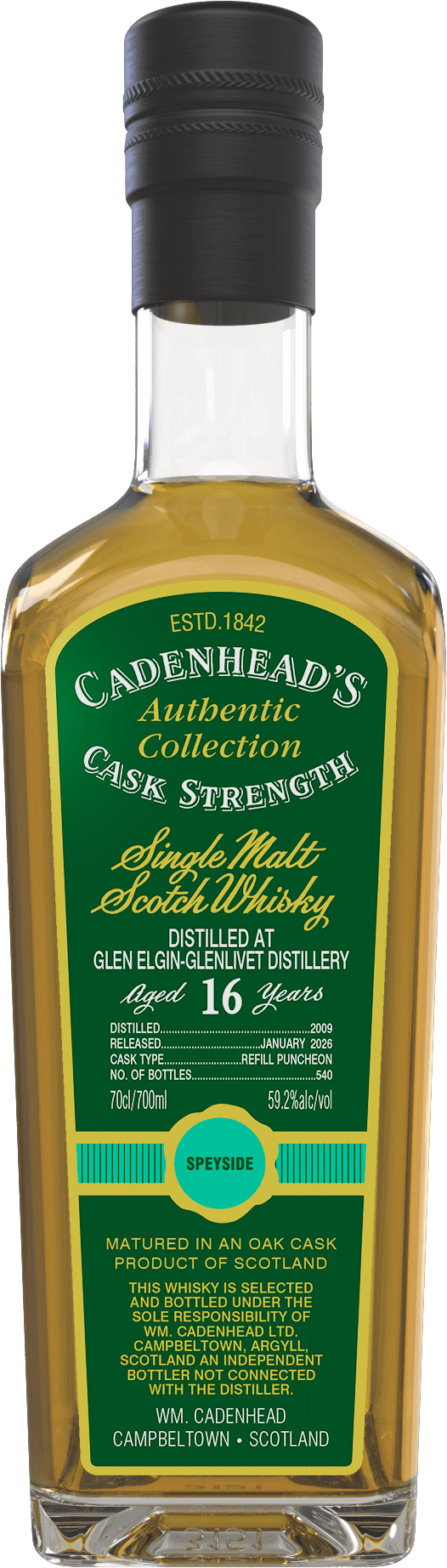 Glen Elgin-Glenlivet 16yo 59.2% abv 70cl Single Malt Scotch Whisky