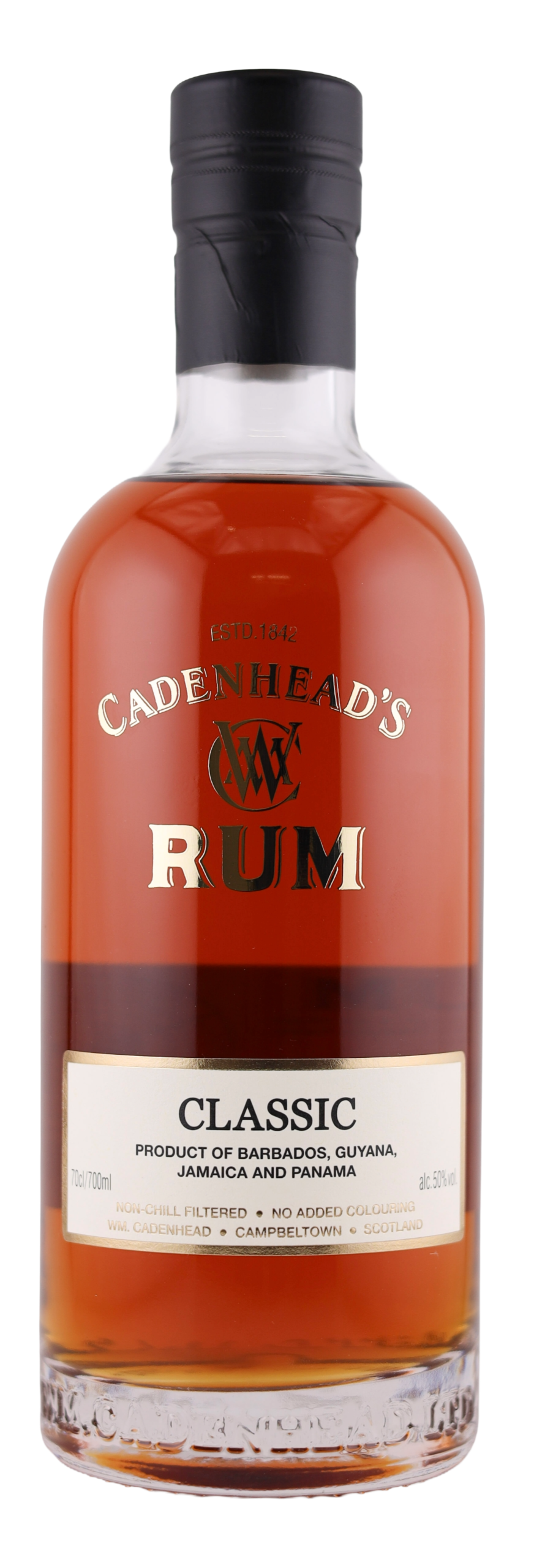 A Bottle of CLASSIC RUM NO BACKGROUND