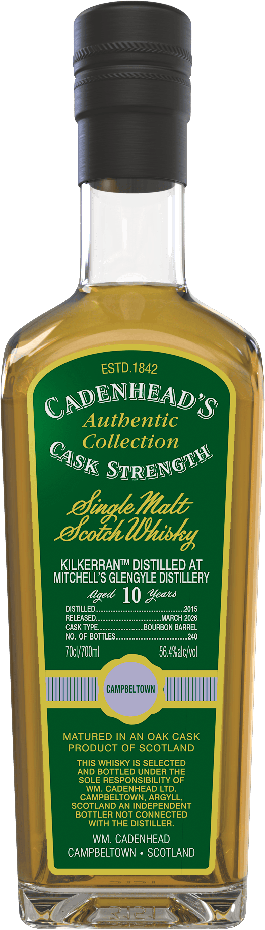 Kilkerran 10yo 56.4% abv 70cl Single Malt Whisky