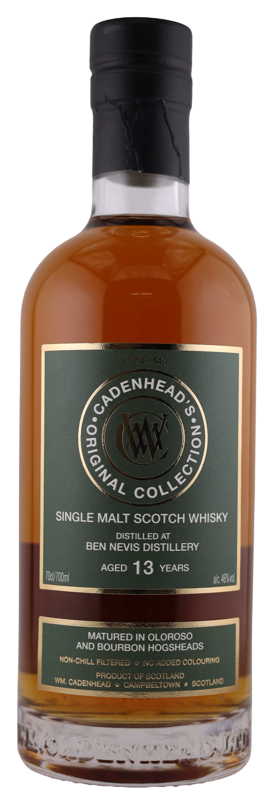 A Bottle of BEN NEVIS 13YO 46% NO BACKGROUND