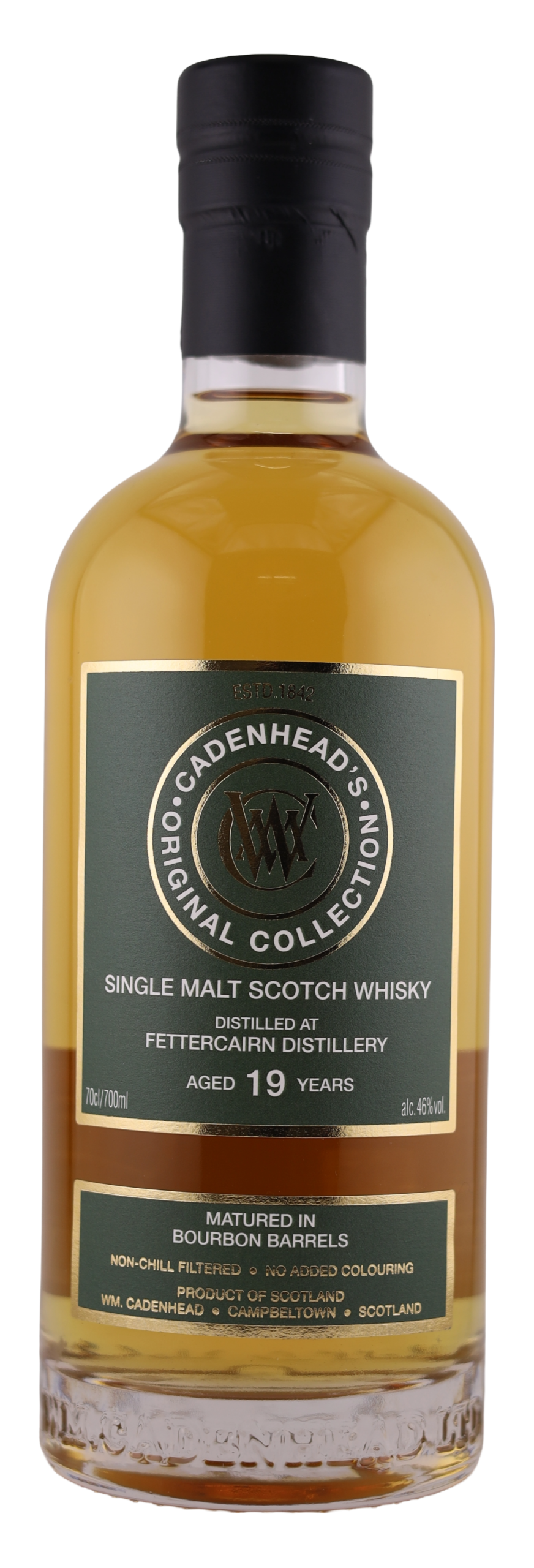 A Bottle of FETTERCAIRN 19YO 46% NO BACKGROUND
