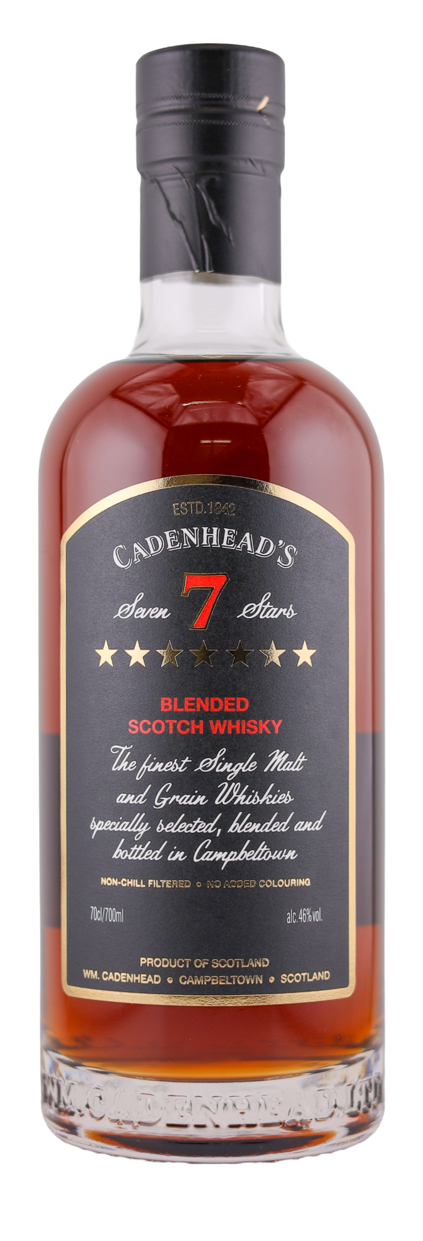 A Bottle of SEVEN STARS BLEND NO BACKGROUND