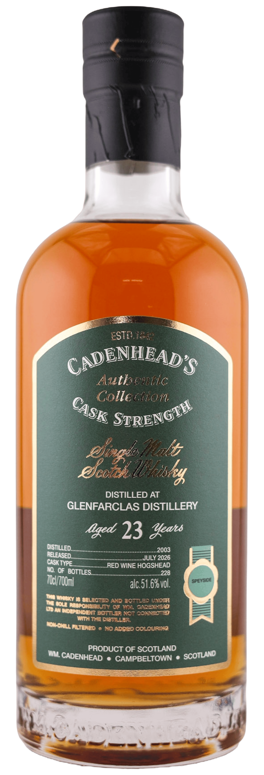 A Bottle of GLENFARCLAS 23YO 51.6_