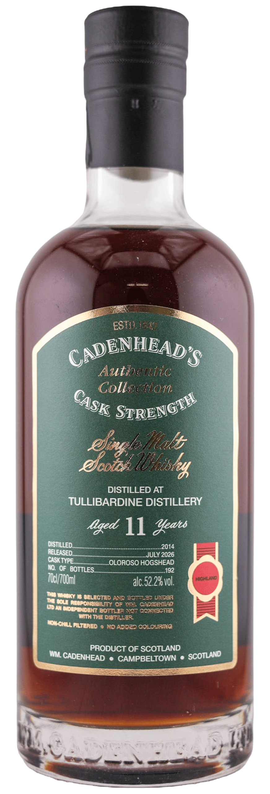 A Bottle of TULLIBARDINE 11YO 52.2_