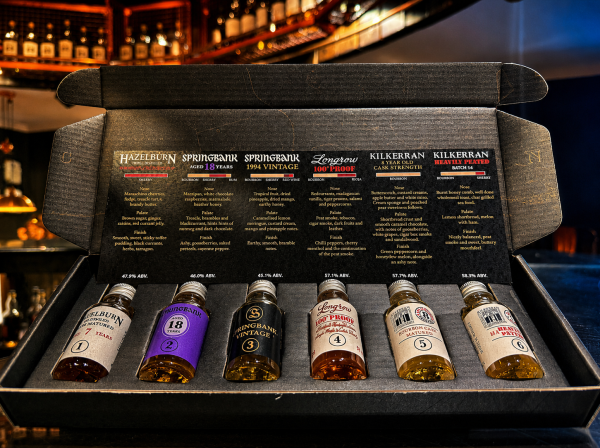 Springbank and Kilkerran Tasting Pack 6x20ml Whisky Samples (June 2026)
