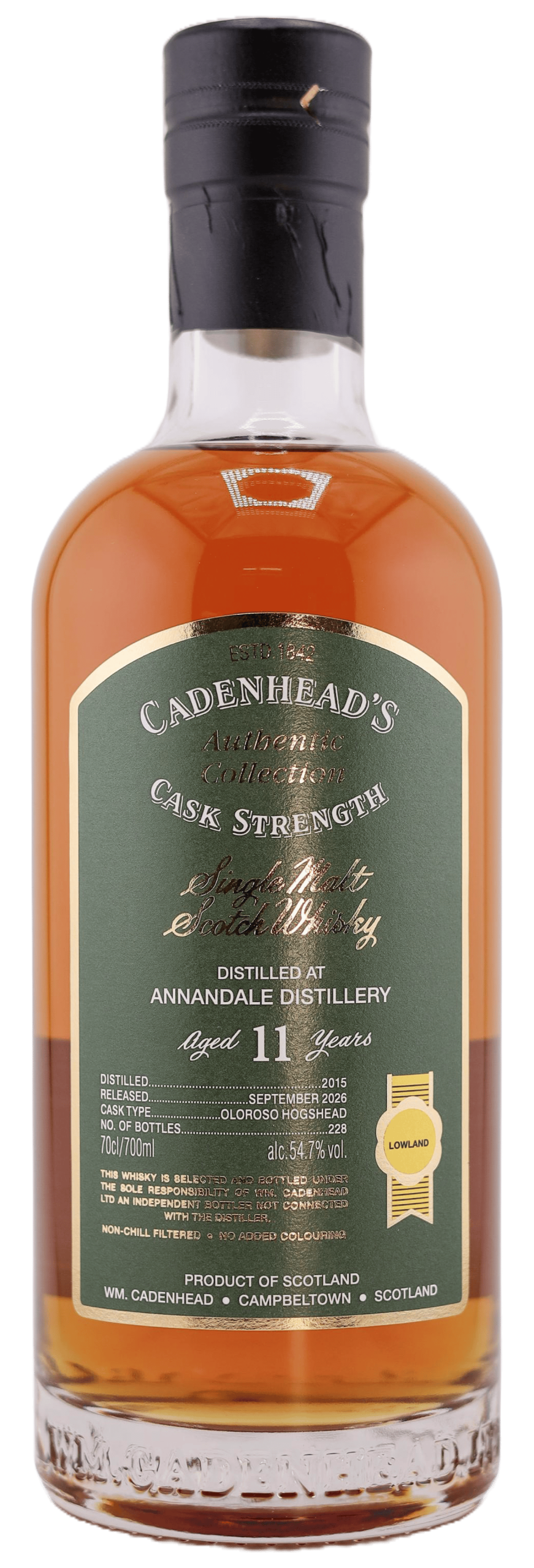 A Bottle of ANNANDALE NO BACKGROUND