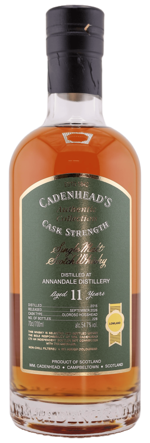 Annandale 11yo 54.7% abv 70cl Single Malt Whisky