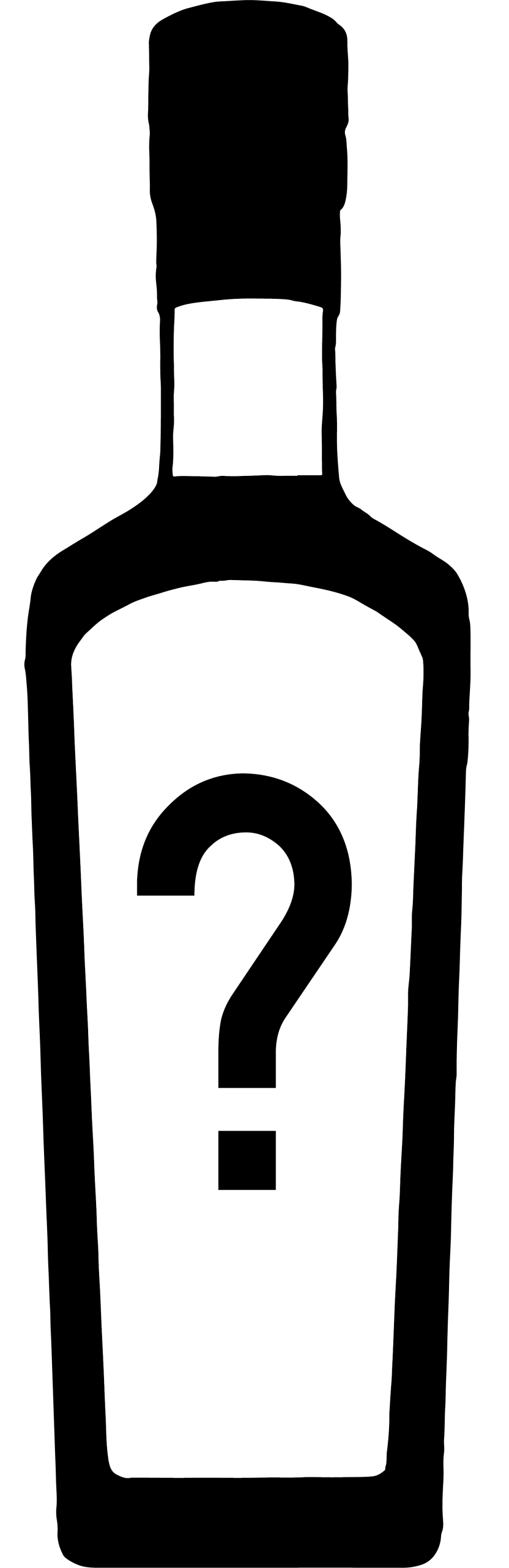 A Bottle of Mystery Brunel Authentic Question Black White Bottle Product Image Website