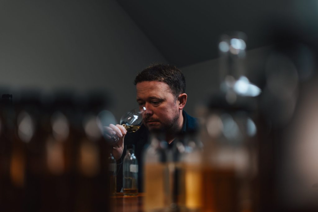 Bottles behind the bar at Cadenhead's