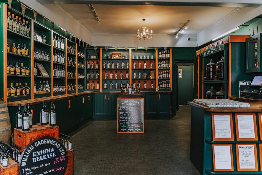 The Cadenhead's shop in London