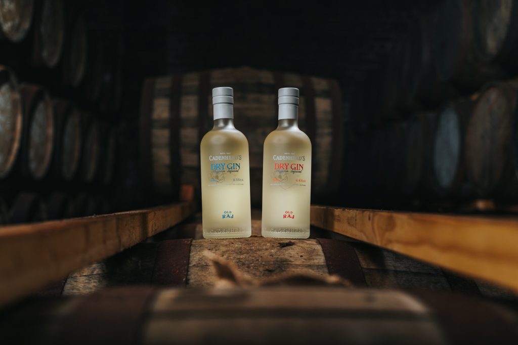 Cadenhead's gin bottles